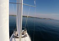 sailing yacht sail genoa mast rigging sailboat boat sailing yacht hanse 505 teak deck